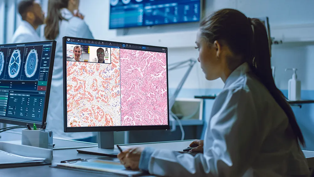 radiologists in office